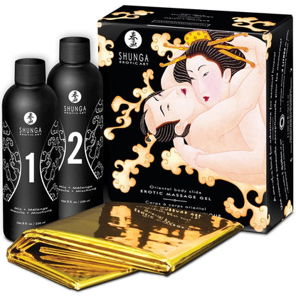 SHUNGA - GEL DE MASSAGEM ERÓTICO CORPO A CORPO MELÃO ORIENTAL MANGA - Sexshoptuga