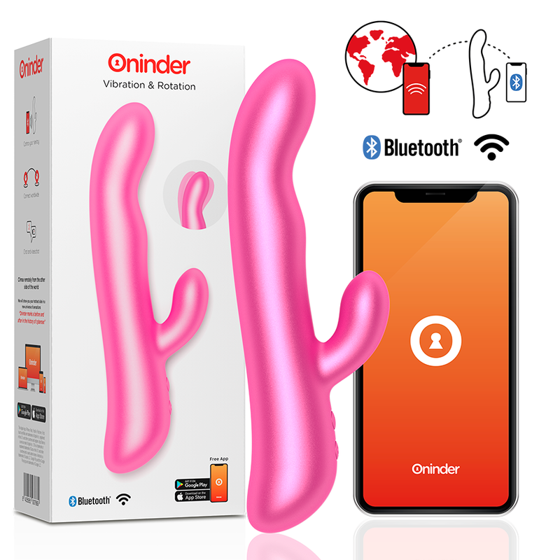 ONINDER - OSLO VIBRATION & ROTATION PINK - APLICATIVO GRATUITO - Sexshoptuga  Sexshoptuga 