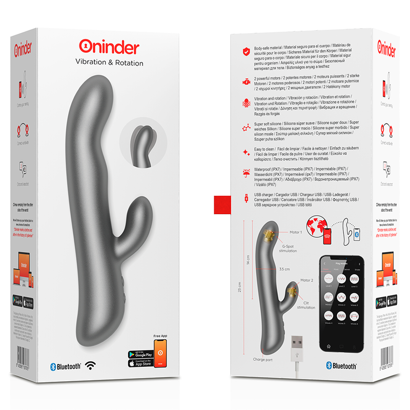 ONINDER - OSLO VIBRATION & ROTATION PINK - APLICATIVO GRATUITO - Sexshoptuga  Sexshoptuga 