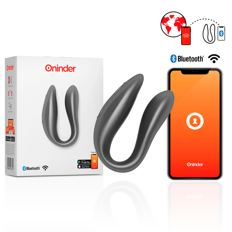 ONINDER - LISBOA G-SPOT & CLITORAL STIMULATOR BLACK - APLICAÇÃO GRATUITA - Sexshoptuga  Sexshoptuga 