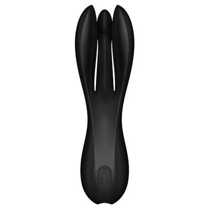 SATISFYER - VIBRADOR THREESOME 2 PRETO - Sexshoptuga 