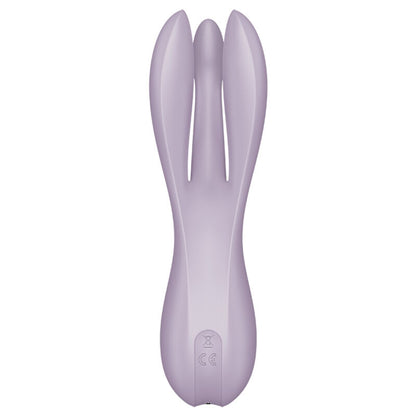 SATISFYER - VIBRADOR THREESOME 2 PRETO - Sexshoptuga 