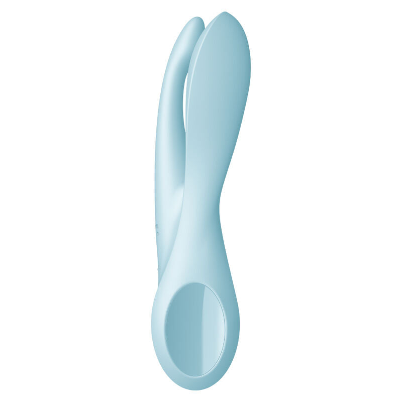 SATISFYER - VIBRADOR THREESOME 1 AZUL - Sexshoptuga 