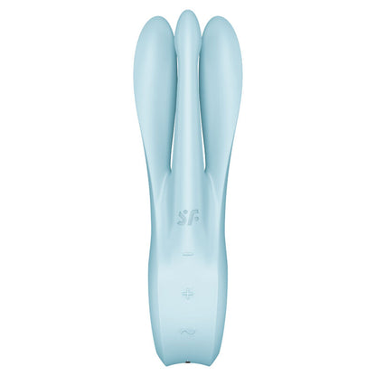 SATISFYER - VIBRADOR THREESOME 1 AZUL - Sexshoptuga 