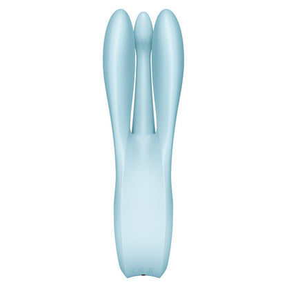 SATISFYER - VIBRADOR THREESOME 1 AZUL - Sexshoptuga 