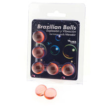 TALOKA - 5 BOLAS BRASILEIRAS EFEITO VIBRATÓRIO GEL EMOCIONANTE - Sexshoptuga 