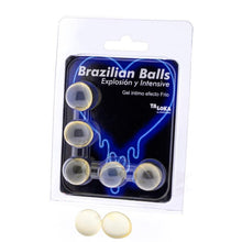 TALOKA - 5 BOLAS BRASILEIRAS GEL EMOCIONANTE EFEITO FRIO E VIBRAO - Sexshoptuga 