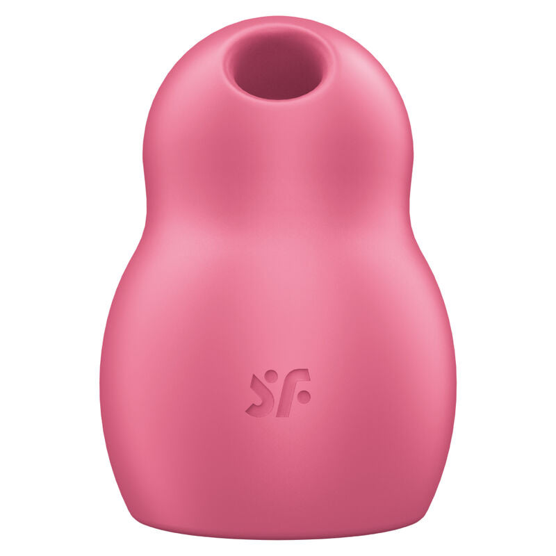 SATISFYER - PRO TO GO 1 ESTIMULADOR E VIBRADOR DE PULSO DE AR DUPLO VERMELHO - Sexshoptuga 