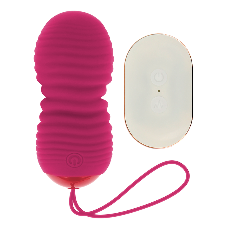 OHMAMA - OVO DE CONTROLE REMOTO 7 MODOS PARA CIMA E PARA BAIXO ROSA - Sexshoptuga  Sexshoptuga 