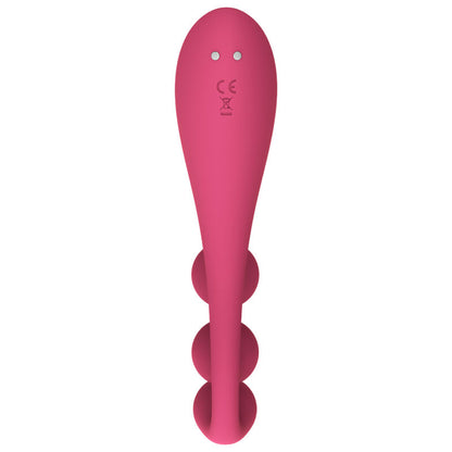 SATISFYER - MULTI VIBRADOR TRI BALL 1 VERMELHO - Sexshoptuga 