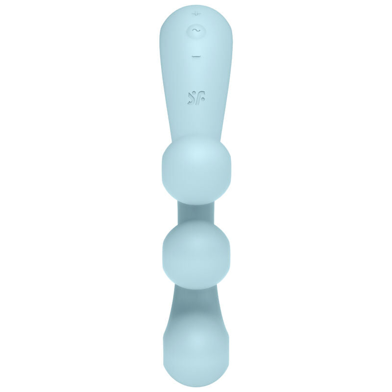 SATISFYER - MULTI VIBRADOR TRI BALL 2 AZUL - Sexshoptuga 