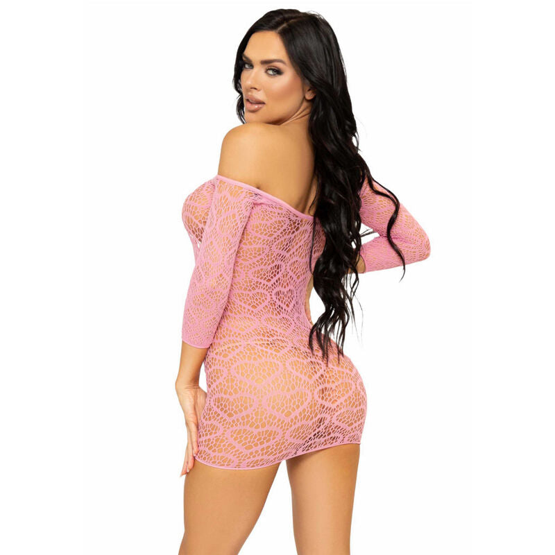 LEG AVENUE - HEART NET MINI VESTIDO TAMANHO ÚNICO - VERMELHO - Sexshoptuga  Sexshoptuga 