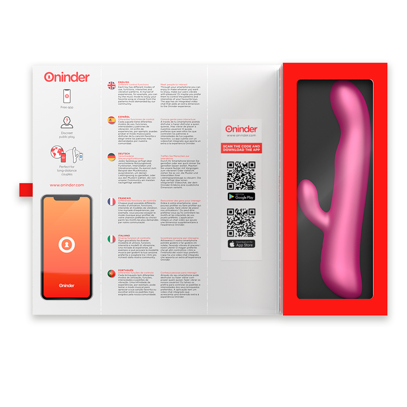 ONINDER - OSLO VIBRATION & ROTATION PINK - APLICATIVO GRATUITO - Sexshoptuga  Sexshoptuga 