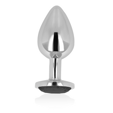 OHMAMA - PLUG ANAL COM CRISTAL PRETO 7 CM - Sexshoptuga  Sexshoptuga 