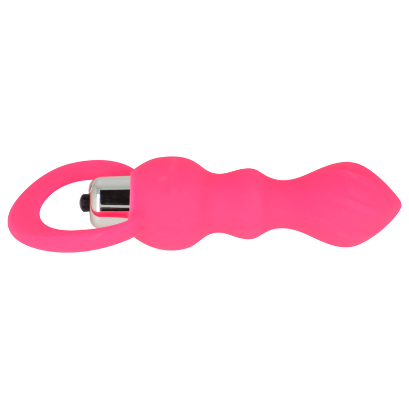 OHMAMA - ESTIMULADOR ANAL COM VIBRAÇÃO 9 CM ROSA - Sexshoptuga  Sexshoptuga 