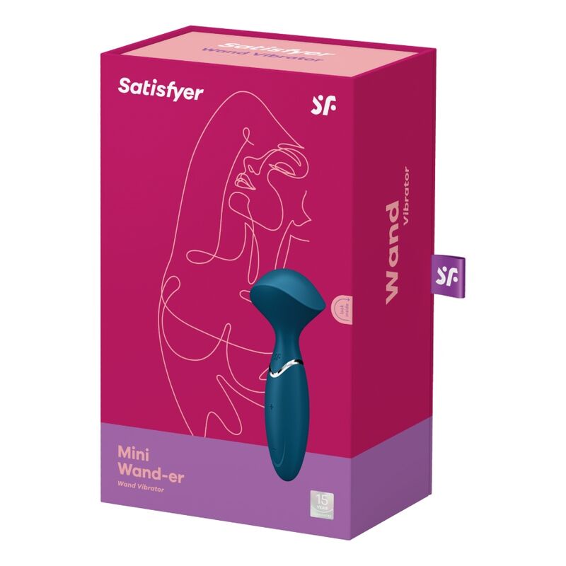 SATISFYER - MINI WOND-ER AZUL - Sexshoptuga  Sexshoptuga 