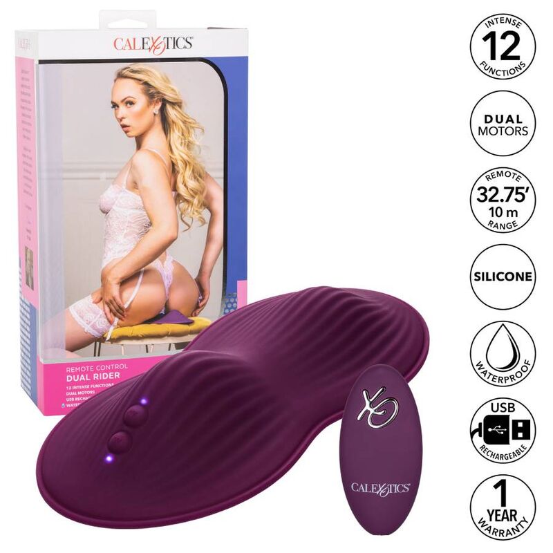 CALEXOTICS - CONTROLE REMOTO DUAL RIDER - Sexshoptuga  Sexshoptuga 