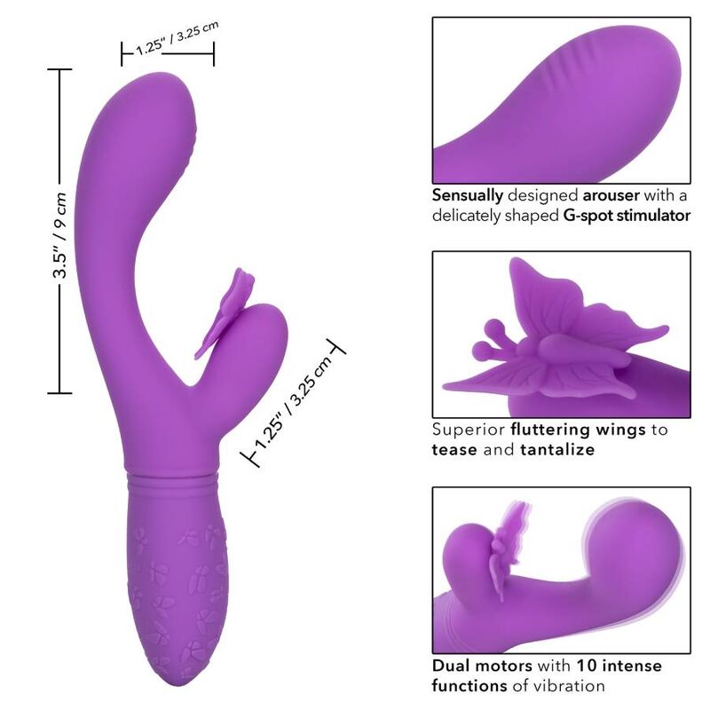 CALEXOTICS - BORBOLETA BEIJO VIOLETA VIOLETA - Sexshoptuga 