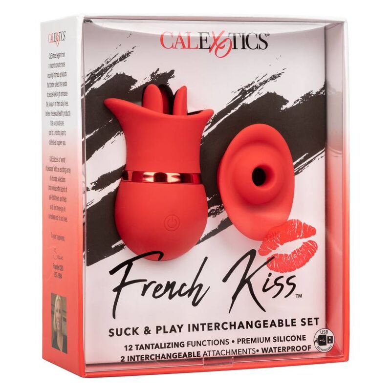 CALEXOTICS - BEIJO FRANCÊS CHUPAR E JOGAR CONJUNTO - Sexshoptuga  Sexshoptuga 