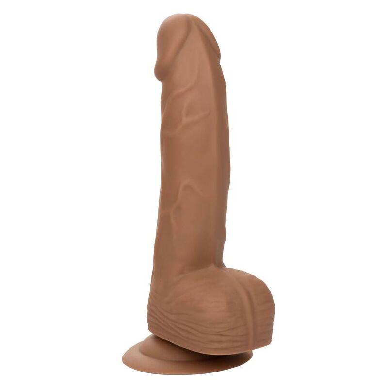 CALEXOTICS - PREGOS DE SILICONE 15.24 CM CASTANHO - Sexshoptuga 