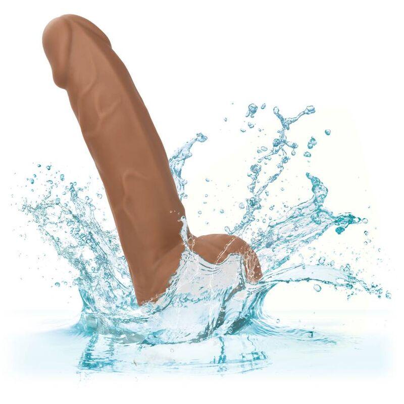 CALEXOTICS - PREGOS DE SILICONE 15.24 CM CASTANHO - Sexshoptuga 