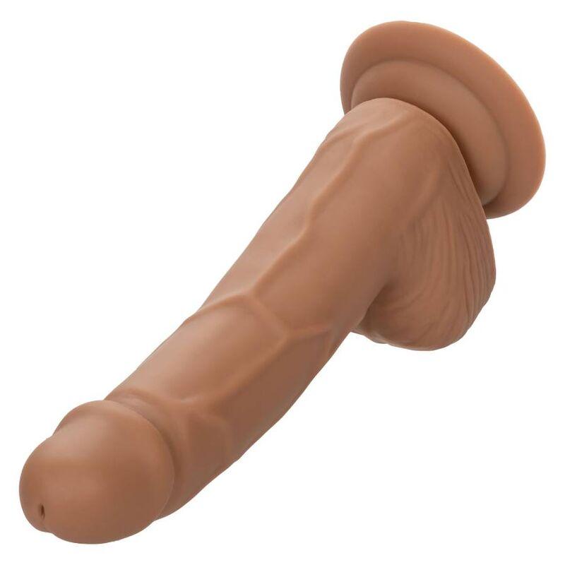 CALEXOTICS - PREGOS DE SILICONE 15.24 CM CASTANHO - Sexshoptuga 