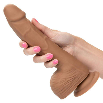 CALEXOTICS - PREGOS DE SILICONE 20.32 CM CASTANHO - Sexshoptuga 