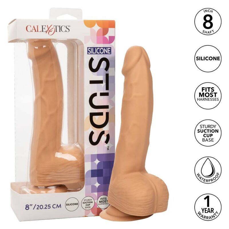 CALEXOTICS - SILICONE STUDS 20.32 CM PELE - Sexshoptuga 