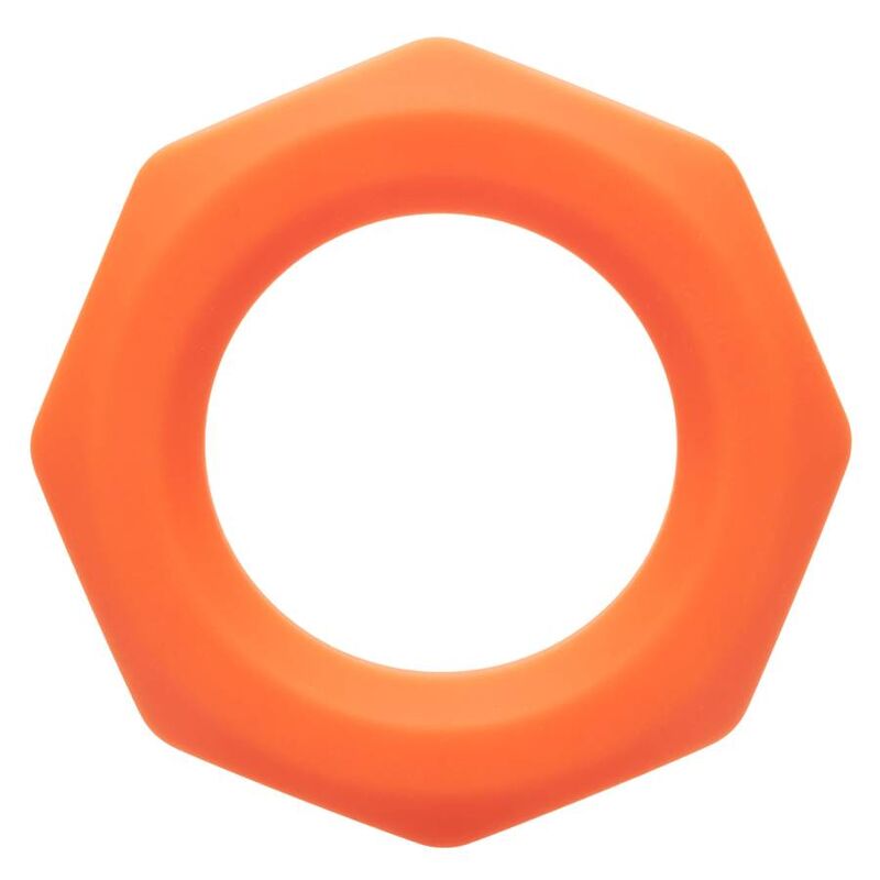 CALEXOTICS - ANEL ALPHA SEXAGON LARANJA - Sexshoptuga 