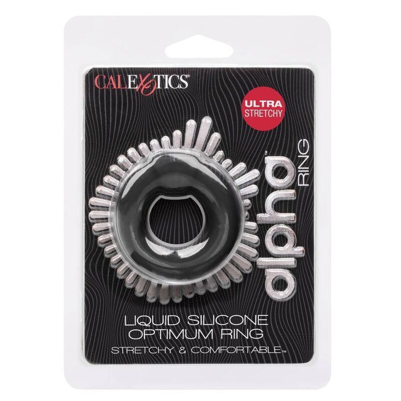 CALEXOTICS - ANEL ALPHA OPTIMUM PRETO - Sexshoptuga  Sexshoptuga 