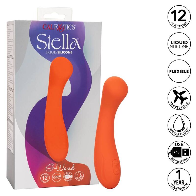 CALEXOTICS - STELLA G-WAND LARANJA - Sexshoptuga 