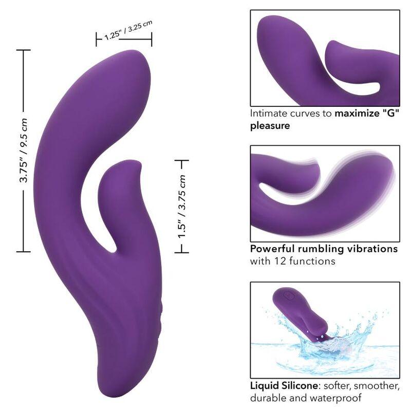 CALEXOTICS - STELLA DUAL PLEASER VIOLETA - Sexshoptuga 