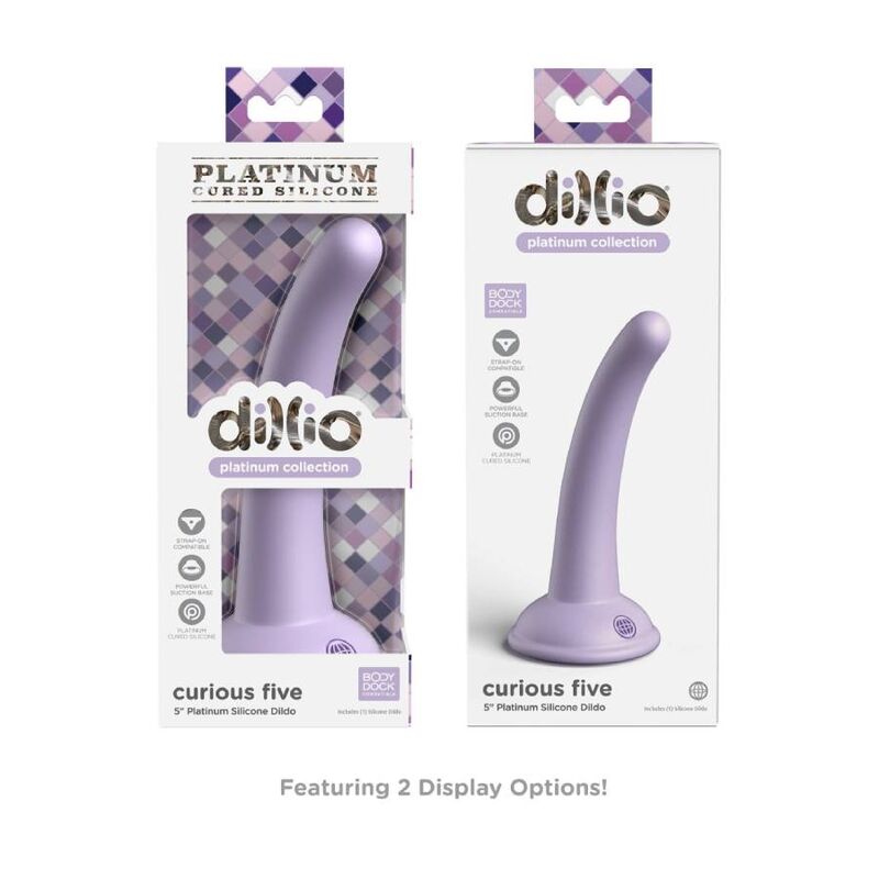 DILLIO - CURIOUS FIVE 12,7 CM LILÁS - Sexshoptuga 