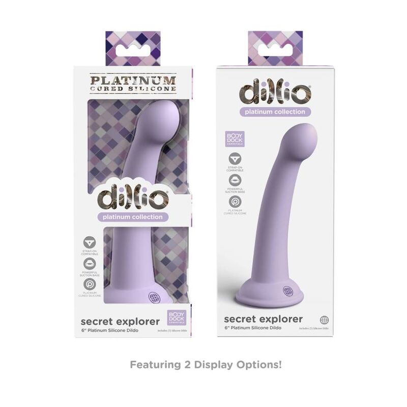 DILLIO - SECRET EXPLORER 15,24 CM VIOLETA - Sexshoptuga  Sexshoptuga 