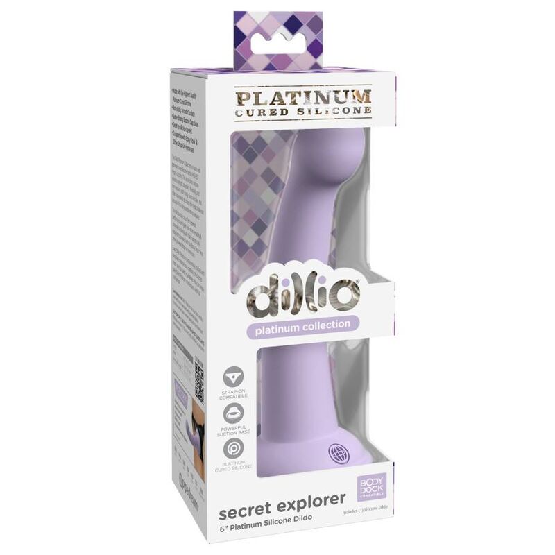 DILLIO - SECRET EXPLORER 15,24 CM VIOLETA - Sexshoptuga  Sexshoptuga 