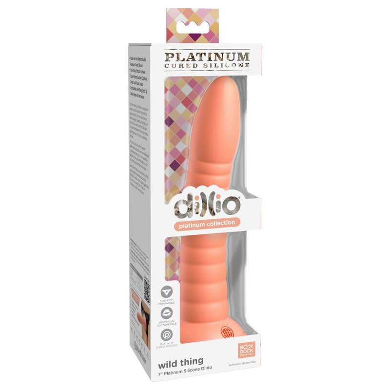 DILLIO - WILD THING 17,78 CM LARANJA - Sexshoptuga  Sexshoptuga 