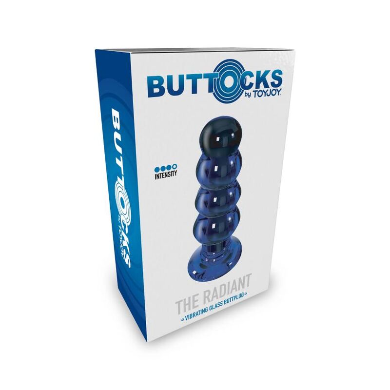 TOYJOY - NÁDEGAS O BUTTPLUG DE VIDRO RADIANTE - Sexshoptuga  Sexshoptuga 