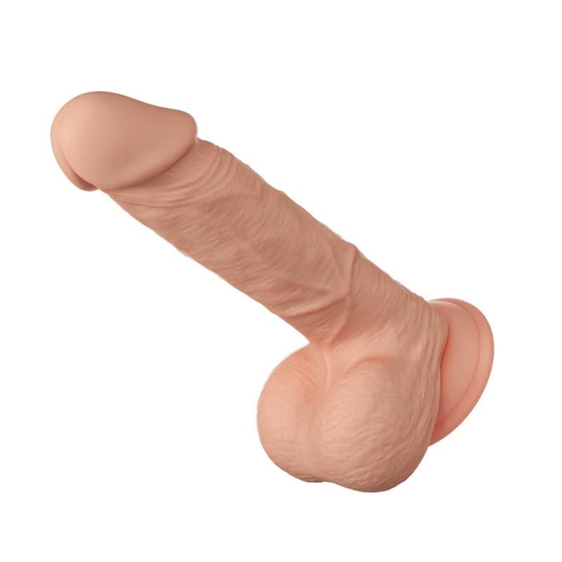 BAILE - BELO ENCONTRO BAHAMUT DILDO REALÍSTICO FLEXÍVEL 21.8 CM NATURAL - Sexshoptuga  Sexshoptuga 