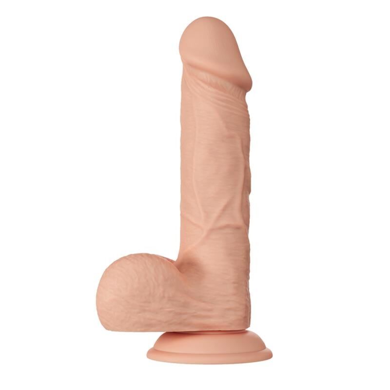 BAILE - BELO ENCONTRO BAHAMUT DILDO REALÍSTICO FLEXÍVEL 21.8 CM NATURAL - Sexshoptuga  Sexshoptuga 