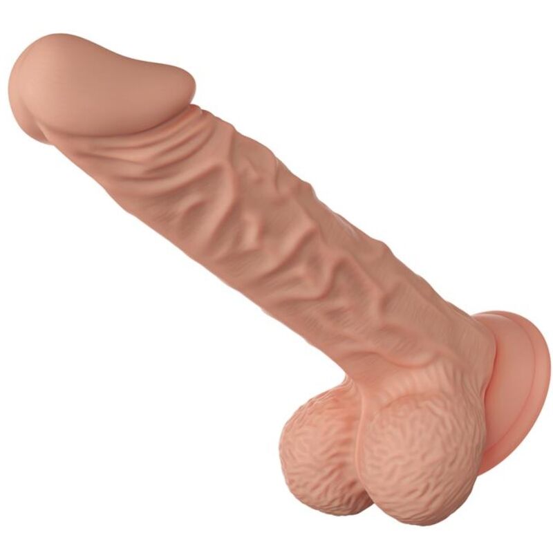 BAILE - LINDO ENCONTRO BURAQ DILDO REALÍSTICO FLEXÍVEL 24 CM NATURAL - Sexshoptuga  Sexshoptuga 