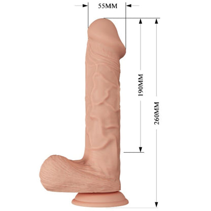 BAILE - BELO ENCONTRO VIBRAO BERQRISI 26 CM NATURAL - Sexshoptuga 