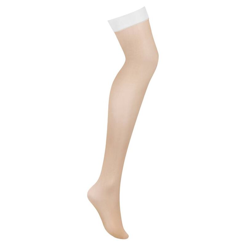 OBSESSIVE - CALZE S814 BIANCHE S/M - Sexshoptuga  Sexshoptuga 