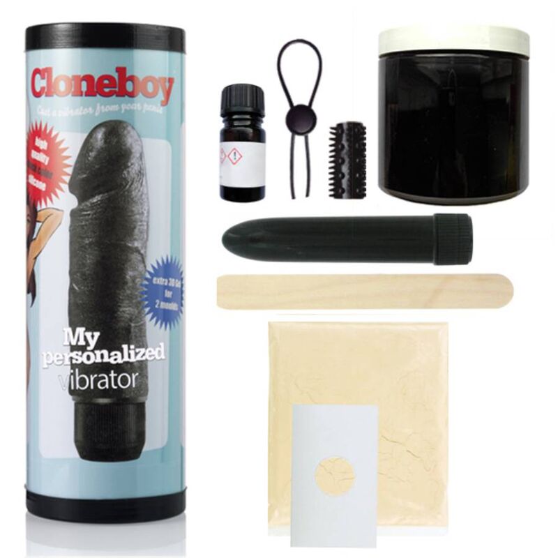 CLONEBOY - KIT CLONER DE PÉNIS COM VIBRAÇÃO PRETO - Sexshoptuga  Sexshoptuga 