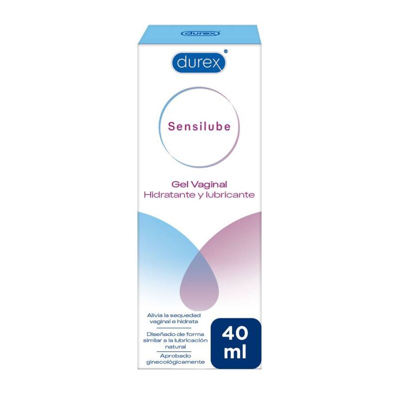 DUREX - SENSILUBE GEL LUBRIFICANTE HIDRATANTE 40 ML - Sexshoptuga  Sexshoptuga 