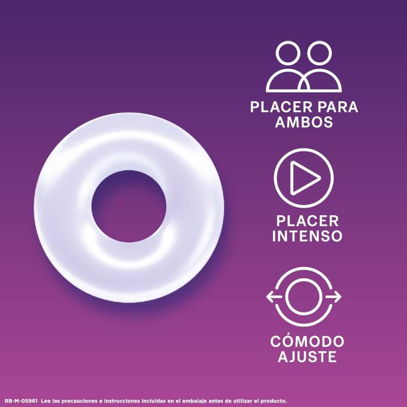 DUREX - ANEL PARA O PÉNIS DE PRAZER - Sexshoptuga 