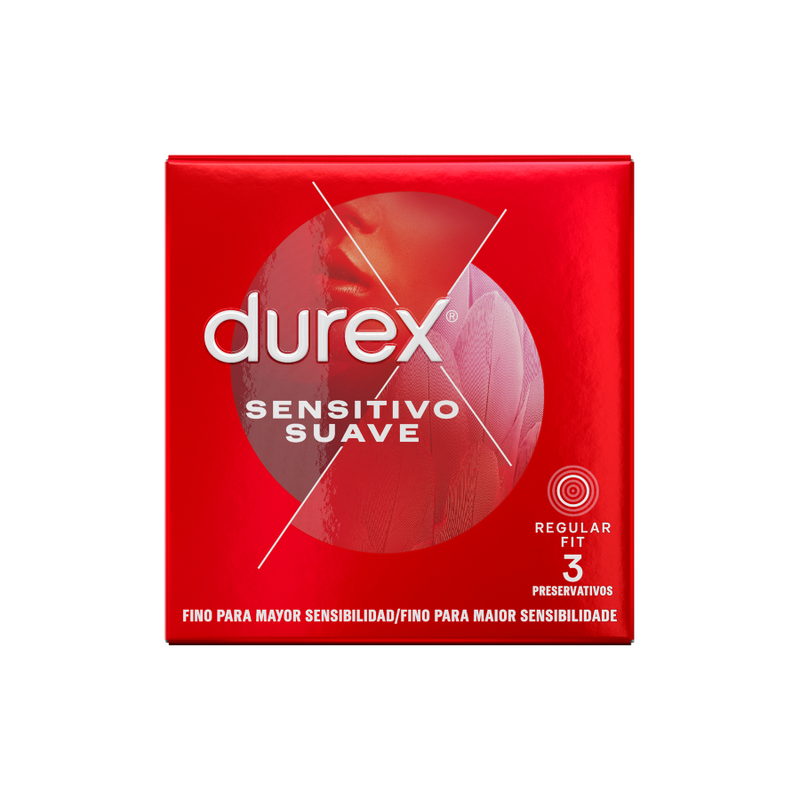 DUREX - SUAVE E SENSÍVEL 3 UNIDADES - Sexshoptuga  Sexshoptuga 