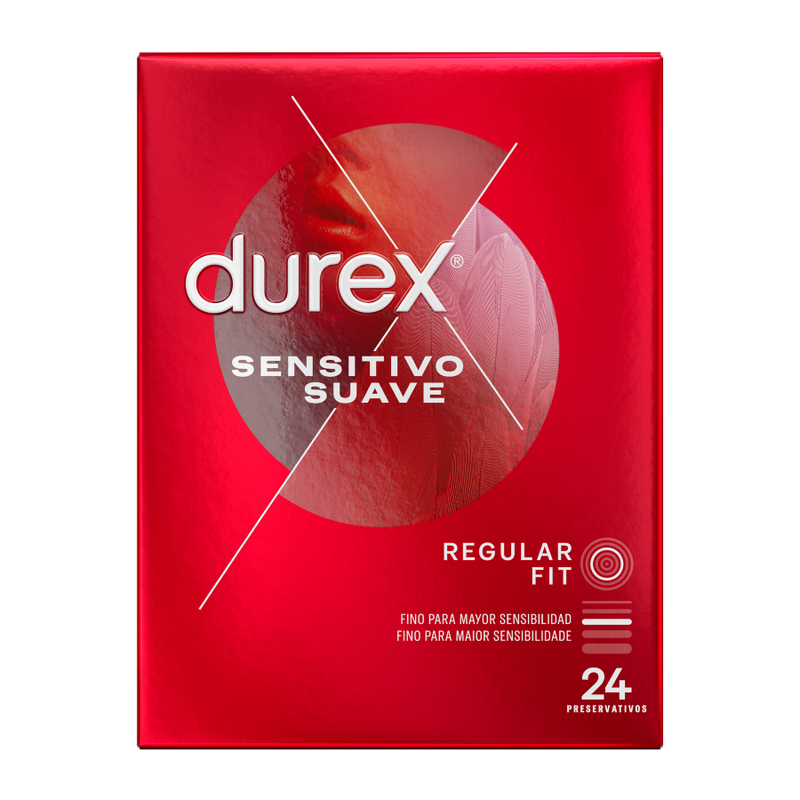 DUREX - SUAVE E SENSÍVEL 24 UNIDADES - Sexshoptuga  Sexshoptuga 