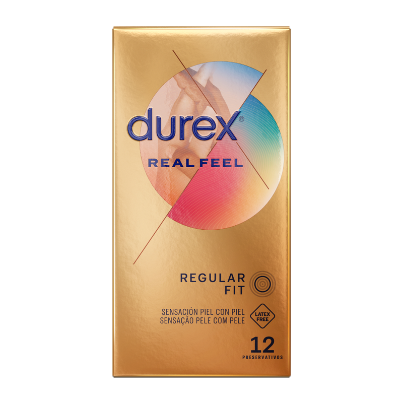 DUREX - SENSAÇÃO REAL 12 UNIDADES - Sexshoptuga  Sexshoptuga 