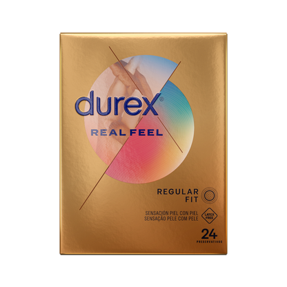 DUREX - SENSAÇÃO REAL 24 UDS - Sexshoptuga 