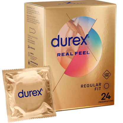 DUREX - SENSAÇÃO REAL 24 UDS - Sexshoptuga 